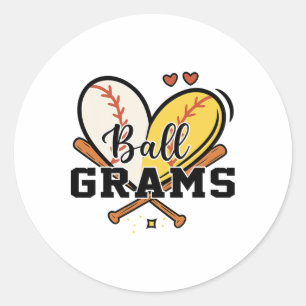 Ll Grams Sell Softll Heart  Classic Round Sticker