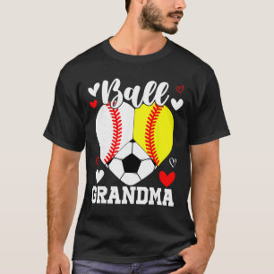 Ll Grandma Funny Sell Softll Soccer T-Shirt