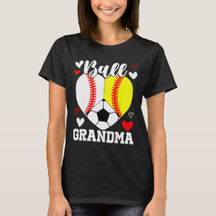 Ll Grandma Funny Sell Softll Soccer T-Shirt