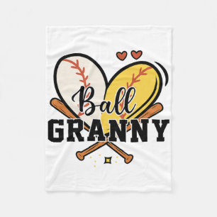 Ll Granny Sell Softll Heart Fleece Blanket