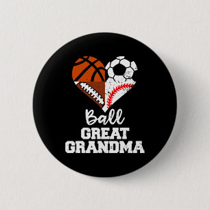 Ll Great Grandma Soccer Footll Sell Sketll 6 Cm Round Badge