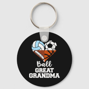 Ll Great Grandma Soccer Footll Sketll Volleyll Key Ring