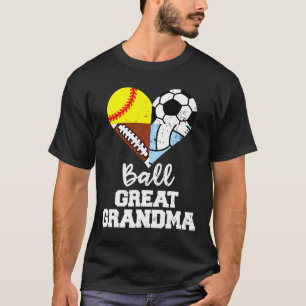 Ll Great Grandma Soccer Footll Softll Volleyll T-Shirt
