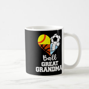 Ll Great Grandma Soccer Softll Sketll Volleyll  Coffee Mug