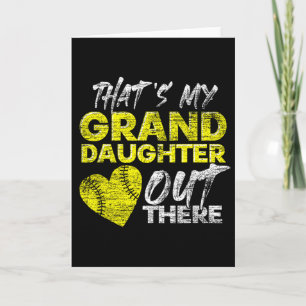 Ll Heart Thats My Granddaughter Out There Softll Card