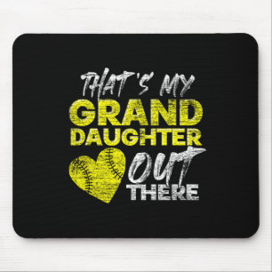 Ll Heart Thats My Granddaughter Out There Softll Mouse Pad