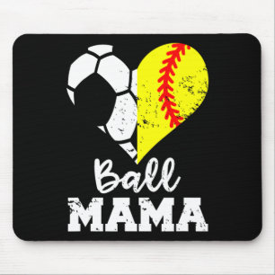 Ll Mama Funny Soccer Softll Mama Mouse Pad