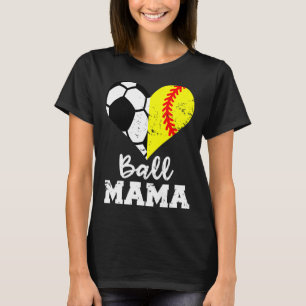 Ll Mama Funny Soccer Softll Mama T-Shirt