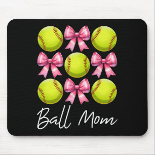 Ll Mom Softll Mom Mama Mother's Day Pink Coquette Mouse Pad
