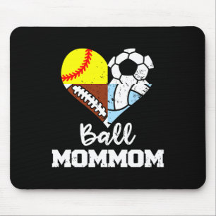 Ll Mommom Soccer Footll Softll Volleyll Mommom Mouse Pad