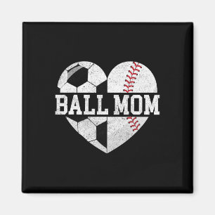 Ll Mum Shirt Heart Funny Sell Soccer Mum Magnet