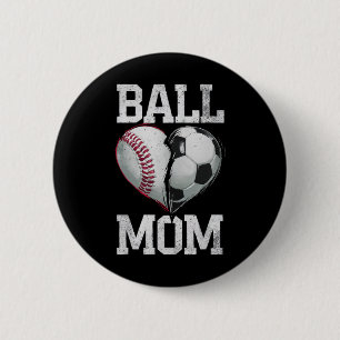 Ll Mum Soccer Sell Sports Game Day Supporter Mothe 6 Cm Round Badge