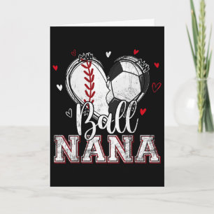 Ll Nana Sell Soccer Heart Nana Of Both Mothers Day Card