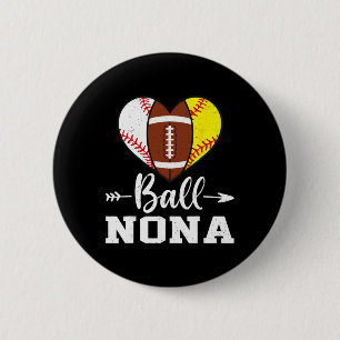 Ll Nona Sell Footll Softll Player  6 Cm Round Badge