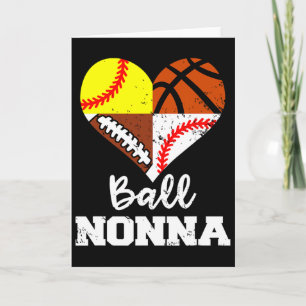 Ll Nonna Footll Sell Softll Sketll Nonna Card