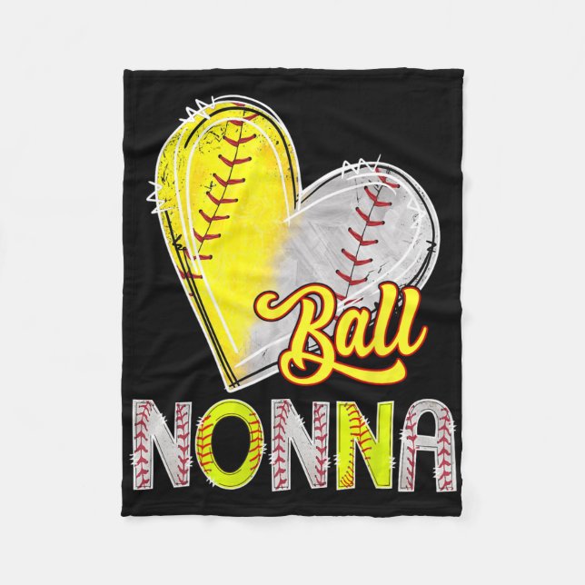 Ll Nonna Heart Sell Softll Lover Nonna Of Both  Fleece Blanket (Front)