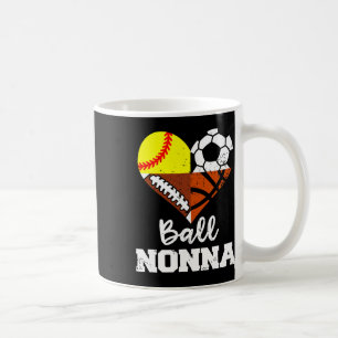 Ll Nonna Soccer Footll Softll Sketll Player Nonna Coffee Mug