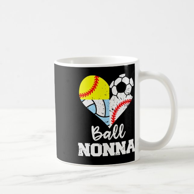 Ll Nonna Soccer Sell Softll Volleyll Player Nonna  Coffee Mug (Right)