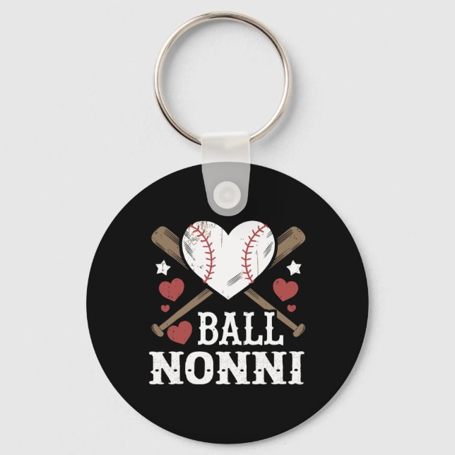 Ll Nonni Sell Heart Nonni  Key Ring (Front)