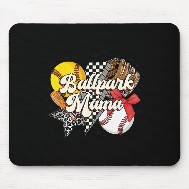 Ll Park Mama. Sell Softll Mother's Day Mum  Mouse Pad (Front)