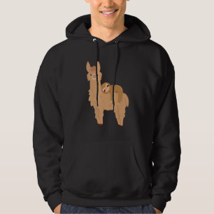 Llama Alpaca And Sloth Hoodie