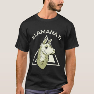 Llama Alpaca Illaminat Illuminati Lama Rama Idea T-Shirt