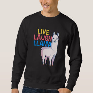 Llama Alpaca Llamas  Kids Girls Women 3 Sweatshirt