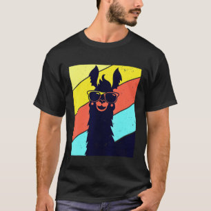 Llama Alpaca Retro Vintage Llamas for Men Women T-Shirt