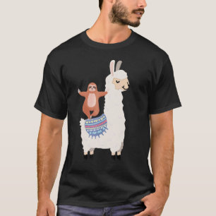 Llama Alpaca Sloth Namaste Yoga Animal Toddler T-Shirt