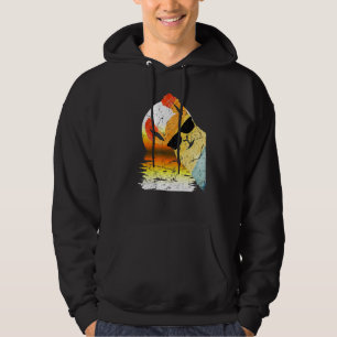 Llama Alpaca With Sunglasses Hoodie