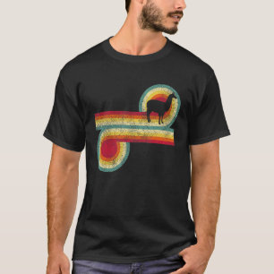 Llama Alpace Vintage 70s 80s Style Retro Men Women T-Shirt