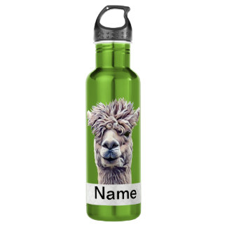 Llama Art Personalized name Color 710 Ml Water Bottle