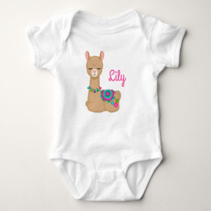 Llama Baby Bodysuit