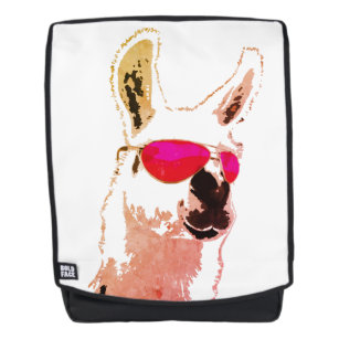 girls llama backpack