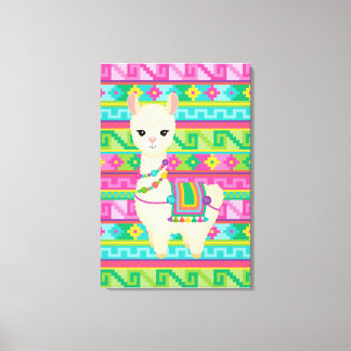llama Canvas Wall Art