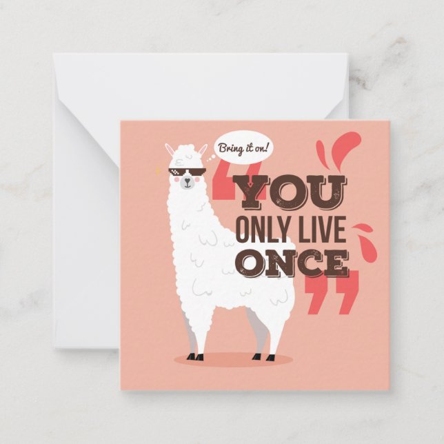 Llama Card (Front)