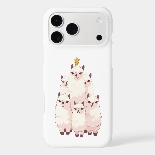 LLAMA CHRISTMAS TREE  (Back)