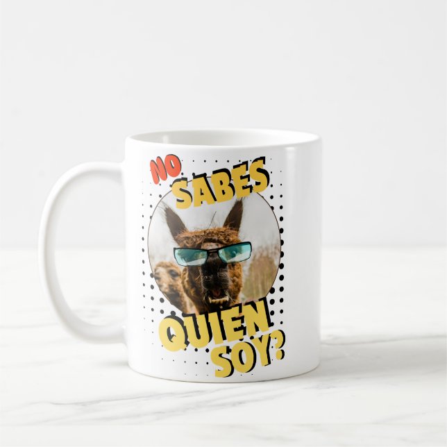 llama coffee mug (Left)