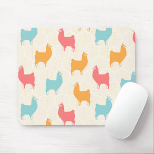 Llama Convention Mouse Pad