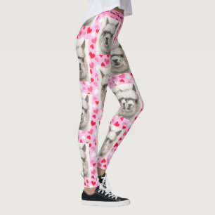 Llama Count The Ways Happy Valentine's Day Leggings