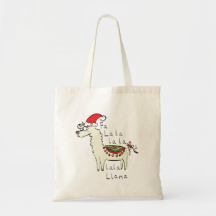 Llama Cute Funny Christmas Holiday Kids Tote Bag