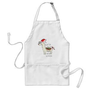 Llama Cute Funny Christmas Holiday Standard Apron