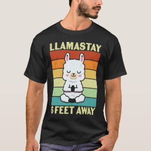 Llama Cute Retro Style Alpaca Graphic Plus Size T-Shirt