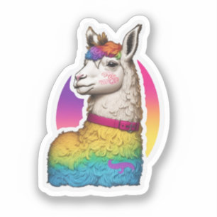 Llama Decor Delights Stick, Peel, and Smile!