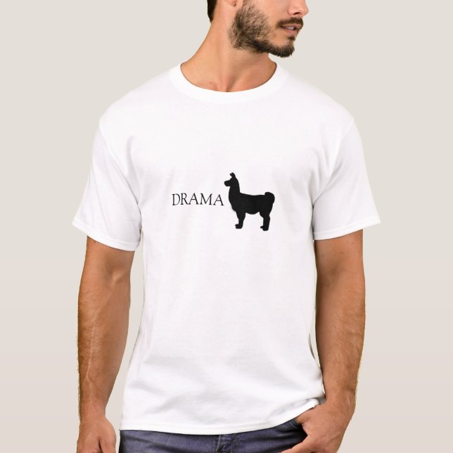 llama, DRAMA T-Shirt (Front)