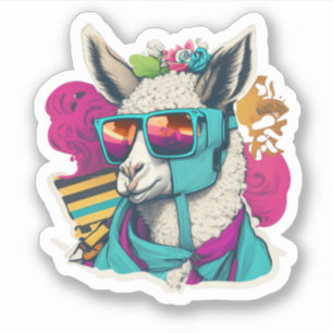 Llama Explore Our Adorable Llama Sticker