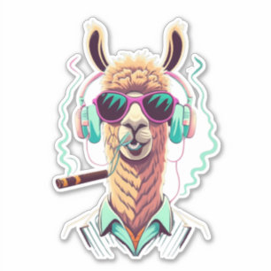 Llama Favour Sticker