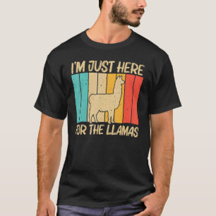 Llama For Men Women Llama Farm Animal 1 T-Shirt