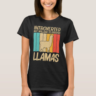Llama For Men Women Llama Farm Animal 2 T-Shirt
