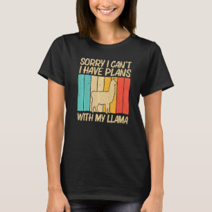 Llama For Men Women Llama Farm Animal 6 T-Shirt